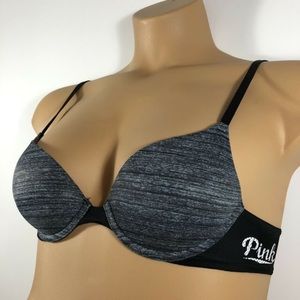 VS PINK Where Everywhere Push-up Bra